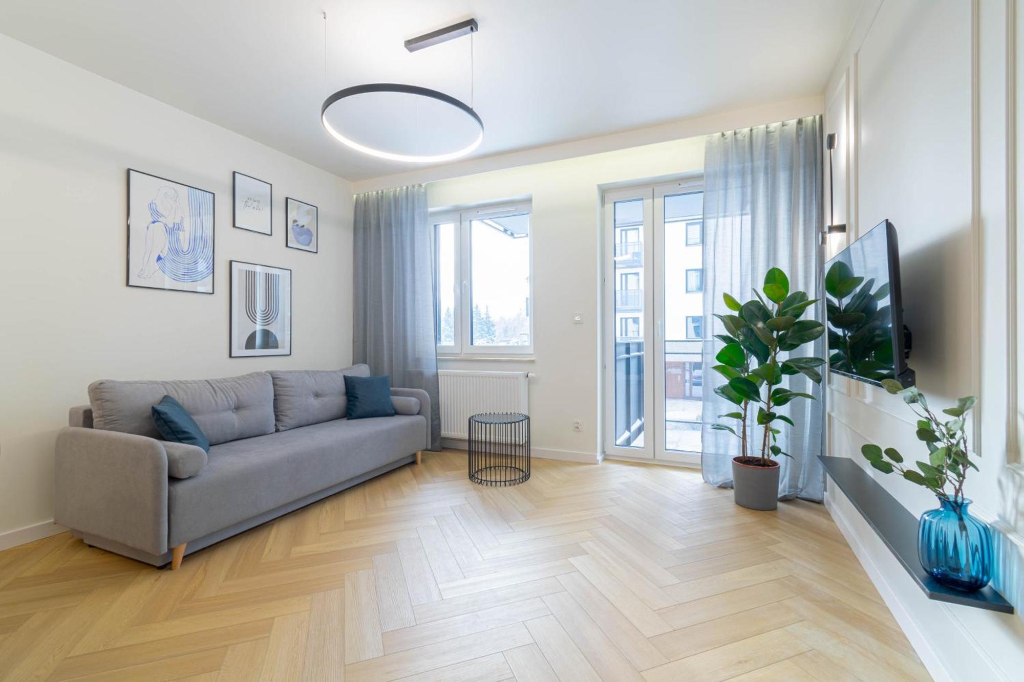 Blue Apartment Ceglana - Free Parking - Self Check-In Kattowitz Exterior foto
